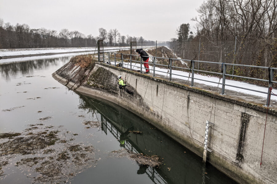 Bauwerksprüfung und Diagnostik am Wasserkraftwerk Uppenborn